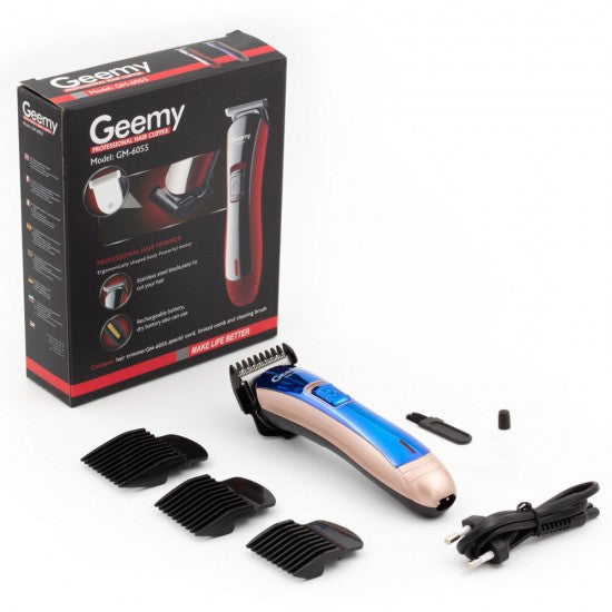 Geemy GM-6055 Professional Rechargeable Hair & Beard Trimmer